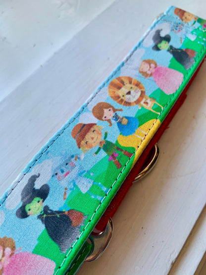 Wizard of Oz Dog Collar- Martingale- Quick Release- No Buckle Slide- Leash- Handmade Dog Collars