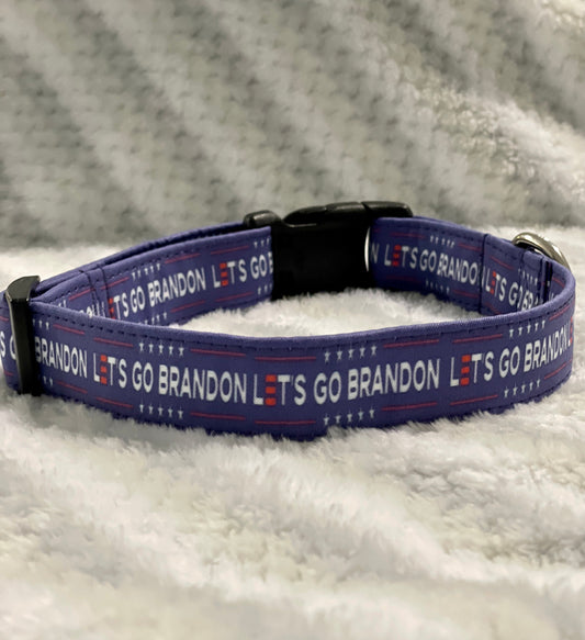 Let's Go Brandon Dog Collar